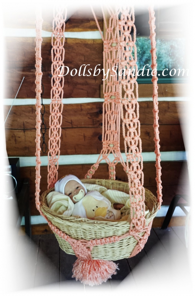 Beautiful Hanging Baby Cradle for your Reborn Baby