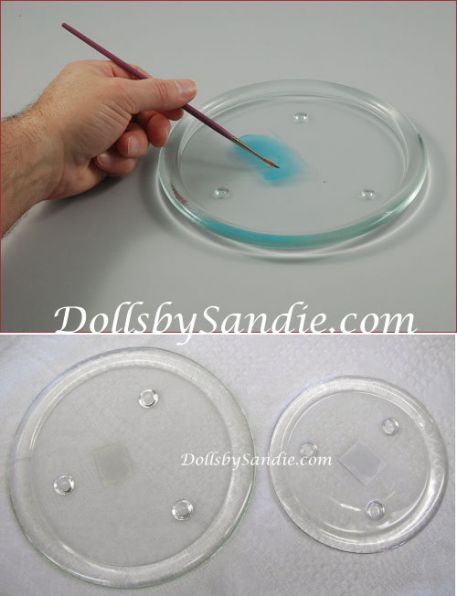 glass paint palette