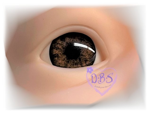 Plastic hazel doll eyes FA-B 26 mm eye size 1.02" 