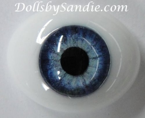 Colorful Pink Iris&Red Pupil 18mm Glass Eyes for Joint Reborn/NewBorn BJD Dollf 