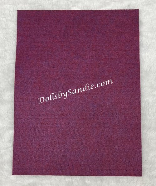 Plum Felt Sheet