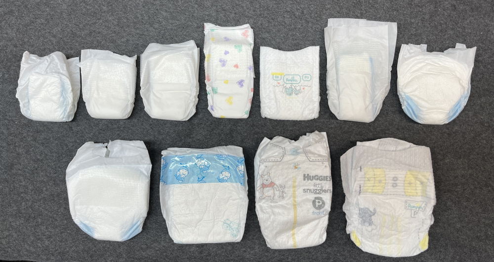 Preemie sales diapers size
