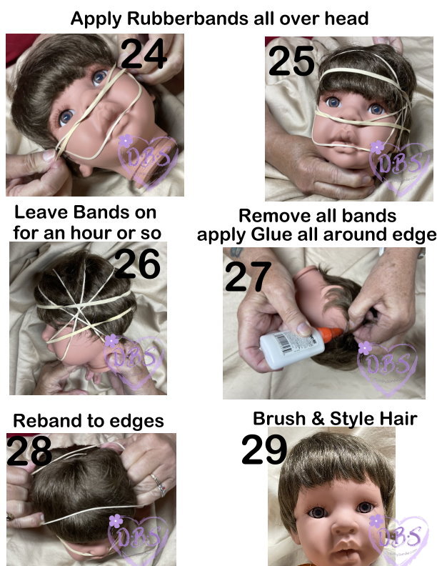 Let's Make a Wig for a Doll Using a Glue Gun: DIYs в журнале Ярмарки  Мастеров
