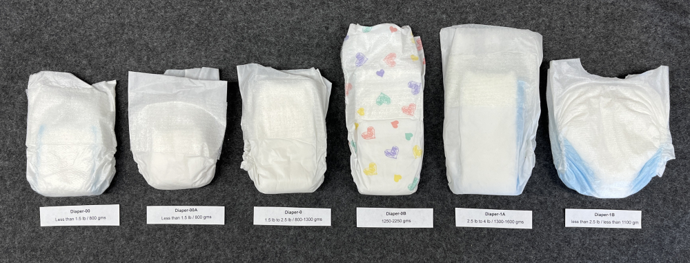 HUGGIES Preemie Micro & Nano Preemie Reborn/silicone Diapers LIMIT