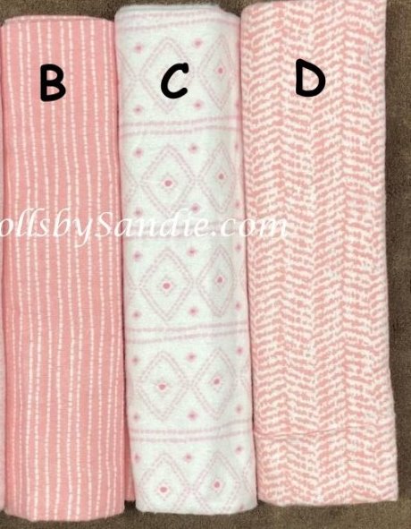 pink receiving blankets