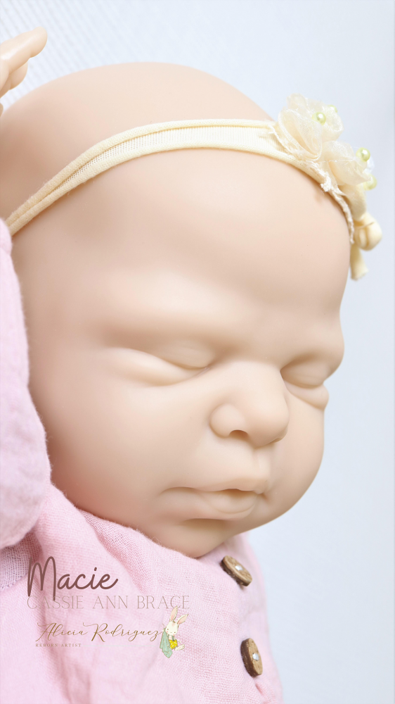 ***ORIGINAL KIT*** Unpainted reborn doll kit Macie by Cassie Ann Brace 
