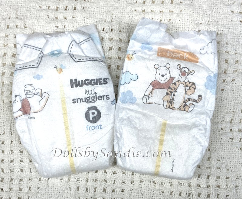 Preemie Diaper for your Reborn Baby Dolls