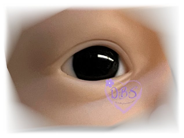 24mm Mouth Blown Glass Eyes - Dark Brown