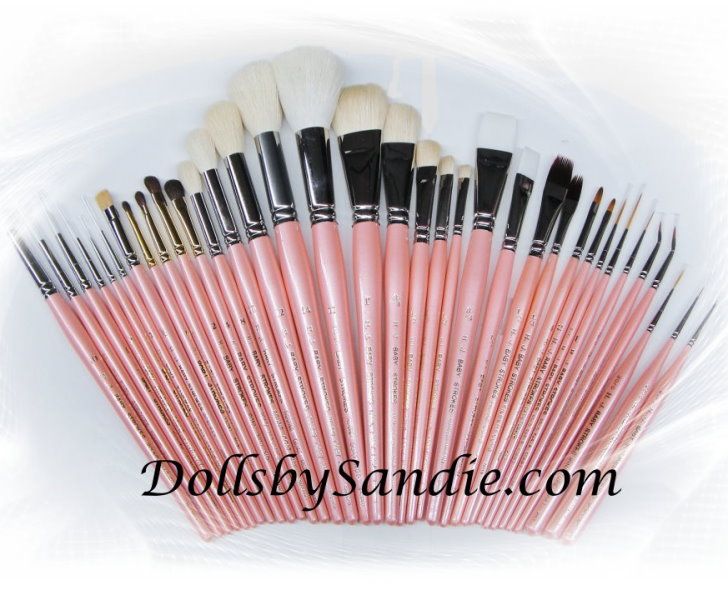 Our Specially Designed Baby Strokes Reborn Doll Artist Brushes