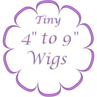 4-9" Tiny Reborn Doll Wigs